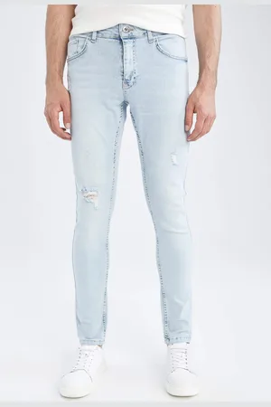 DeFacto Skinny Comfort Fit Normální Pas Rovné Nohavice Džíny