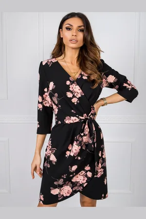 Fashionhunters Dámské šaty Floral