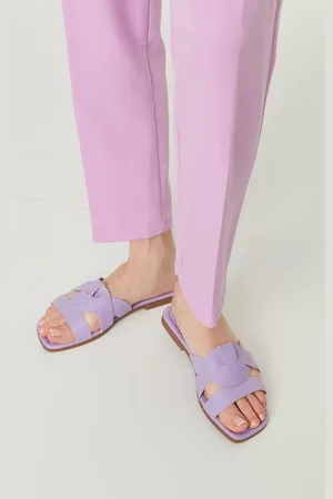 Trendyol Mules - Lilac - Flat