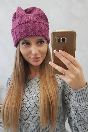 Kesi Dámská kšiltovka Danuta K331 tmavě fialová