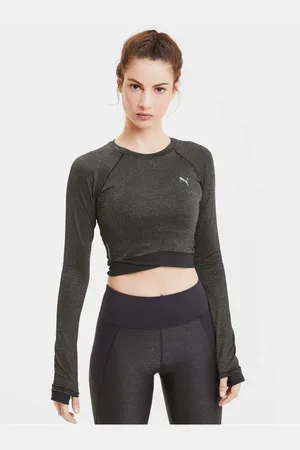 PUMA Studio Metallic Crop top - Dámské