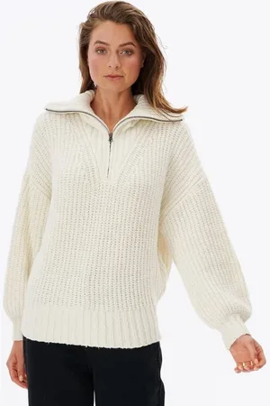 Rip Curl Svetr SEEKER 1/4 ZIP Bone