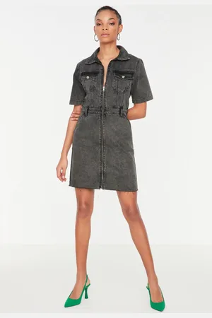 Trendyol Dámské šaty Denim