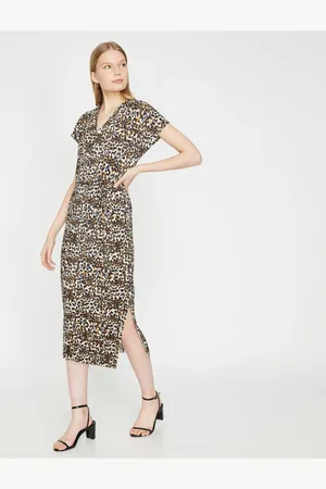 Koton Dámské šaty Leopard