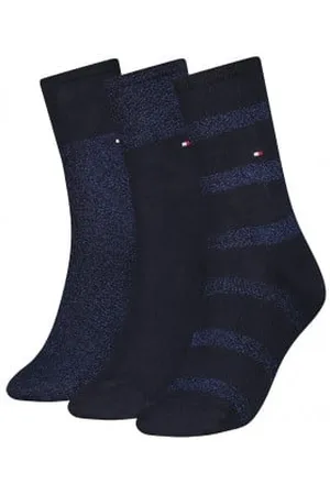 Tommy Hilfiger 3PACK ponožky modré