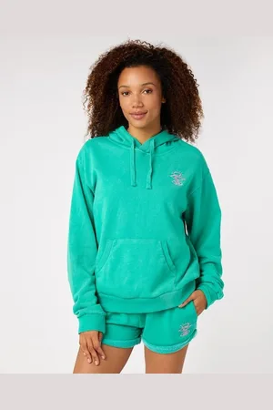 Rip Curl Mikina SEARCH ICON HOODIE FLEECE Green