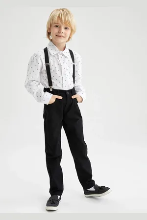 DeFacto Boy Regular Fit Basic Five Pocket Gabardine Trousers