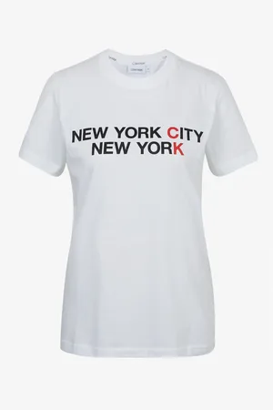 Calvin Klein Tričko Logo Text Tee - Dámské