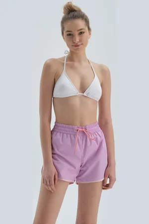 Dagi Swim Shorts - Purple - Plain
