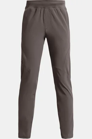 Under Armour Sportovní kalhoty UA Unstoppable Tapered Pant-BRN - Kluci