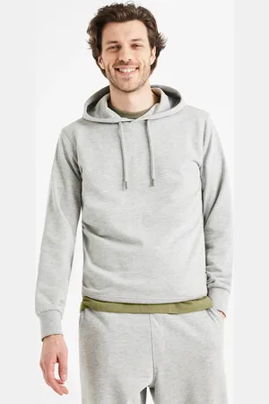 Celio Bavlněná mikina s kapucí - Pánské