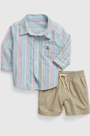GAP Baby outfit košile a kraťasy - Kluci