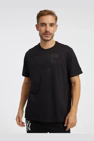 New Era Černé pánské tričko Chibul - Pánské