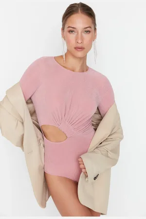 Trendyol Růžové pletené body