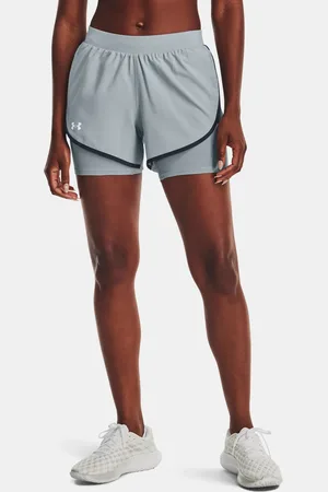 Under Armour Kraťasy UA Fly By Elite 2-in-1 Short-BLU - Dámské