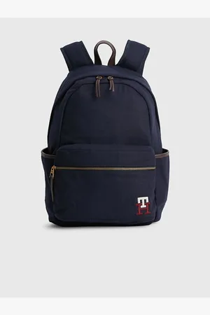 Tommy Hilfiger Tmavě modrý pánský batoh s příměsí vlny - Pánské