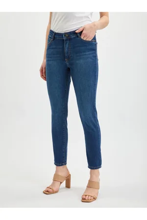 ORSAY Tmavě modré dámské slim fit džíny - Dámské