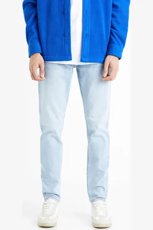 Celio Džíny slim C25 Dobleach - Pánské
