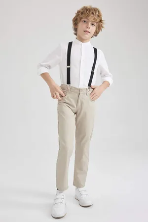 DeFacto Chlapecké kalhoty Regular Fit z gabardénu