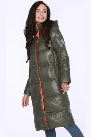 Perso Dámská bunda _Coat_BLH220022FX_Khaki
