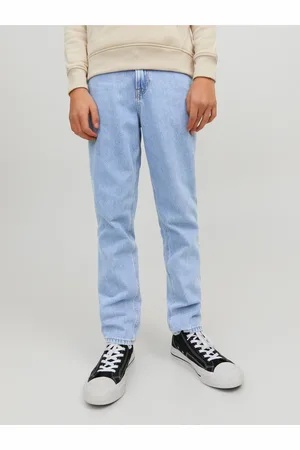 JACK & JONES Světle modré klučičí džíny Clark - Kluci