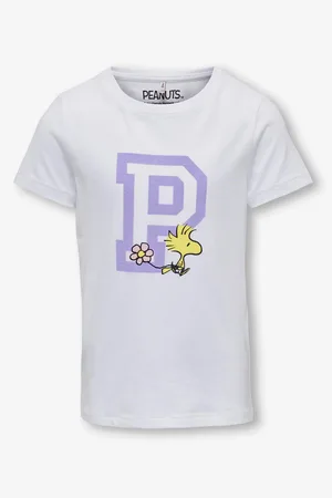 ONLY Bílé holčičí tričko Peanuts - Holky