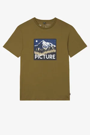 Picture Khaki pánské tričko - Pánské