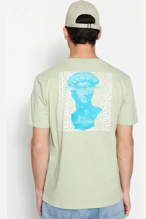 Trendyol Pánské tričko Crew Neck