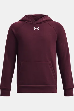 Under Armour Mikina UA Rival Fleece Hoodie-MRN - Kluci