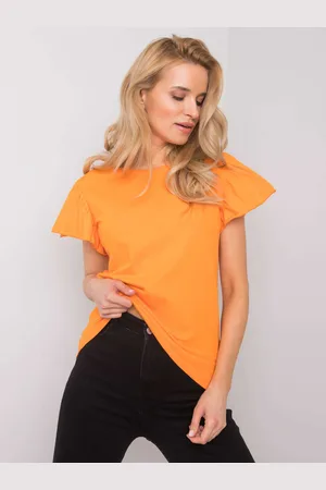 Fancy Oranžové dámské bavlněné tričko