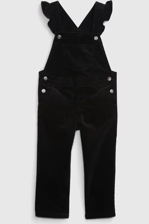 GAP Dětské velurové lacláče flare - Holky