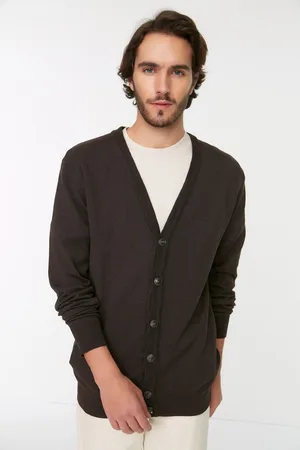 Trendyol Pánský kardigan Knitwear