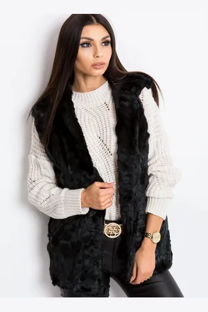 Wool Fashion Italia Dámská vesta Fashionhunters Fur