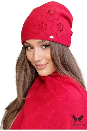 Kamea Dámská čepice _Hat_K.22.034.21_Red