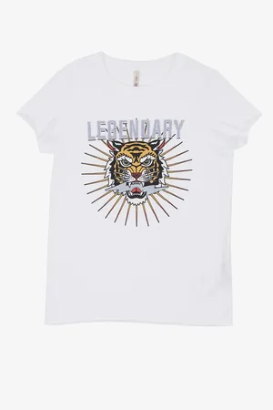 ONLY Bílé holčičí tričko Lucy - unisex