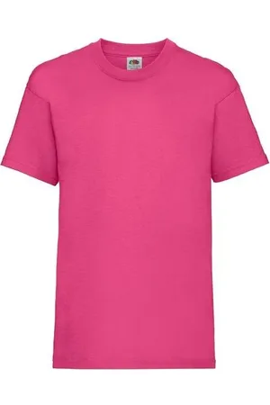 Fruit Of The Loom Rżóowy t-shirt children