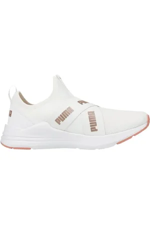 PUMA Bílé dámské slip on tenisky Wired Run Slipon - Dámské