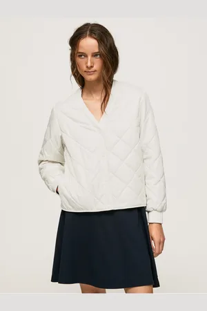 Pepe Jeans Krémový dámský bomber - Dámské