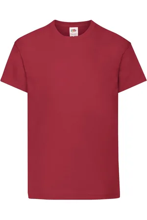 Fruit Of The Loom Red T-shirt for Kids Original