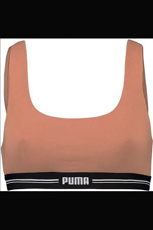 PUMA Dámská sportovní podprsenka hnědá