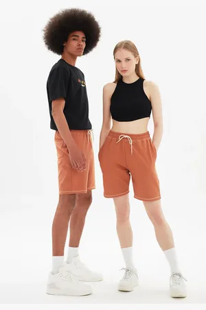 Trendyol Camel Unisex Regular Fit Shorts & Bermuda