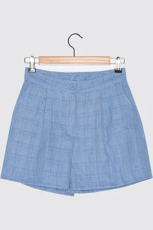 Trendyol Blue Basic Shorts & Bermuda