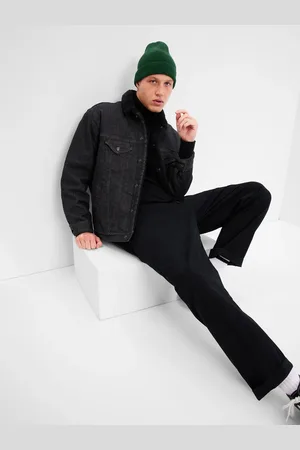 GAP Džínová bunda sherpa icon Washwell - Pánské