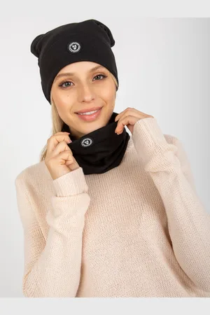 Factory Price Dámský černý zimní set s kamínky