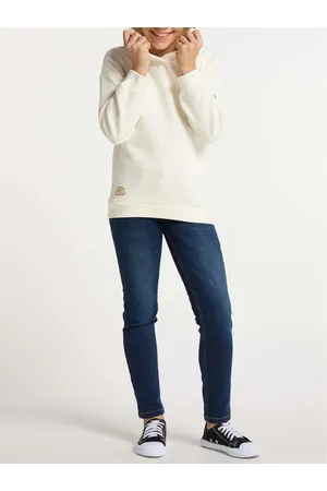 Ragwear Krémová holčičí mikina s kapucí Elinka - Holky