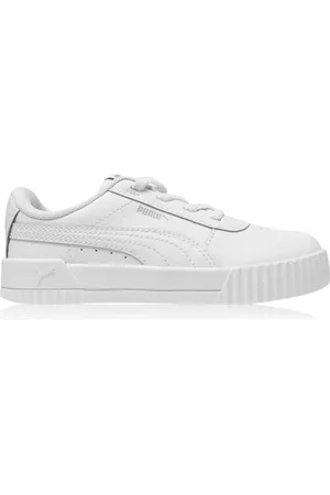 PUMA Dívčí kožené tenisky Carina pro kojence