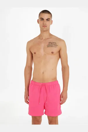 Tommy Hilfiger Růžové pánské plavky Underwear - Pánské