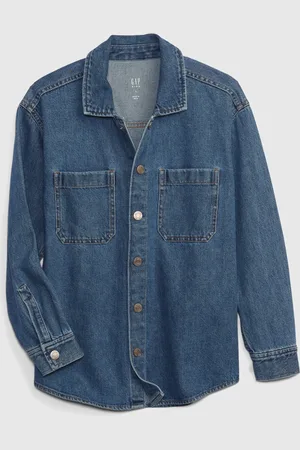 GAP Dětská džínová košile oversized - Kluci