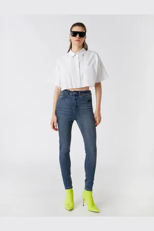Koton Slim Fit Extra High Waisted Jeans - Taylor Jean