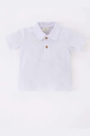 DeFacto Baby Boy Regular Fit Pique Short Sleeve T-Shirt